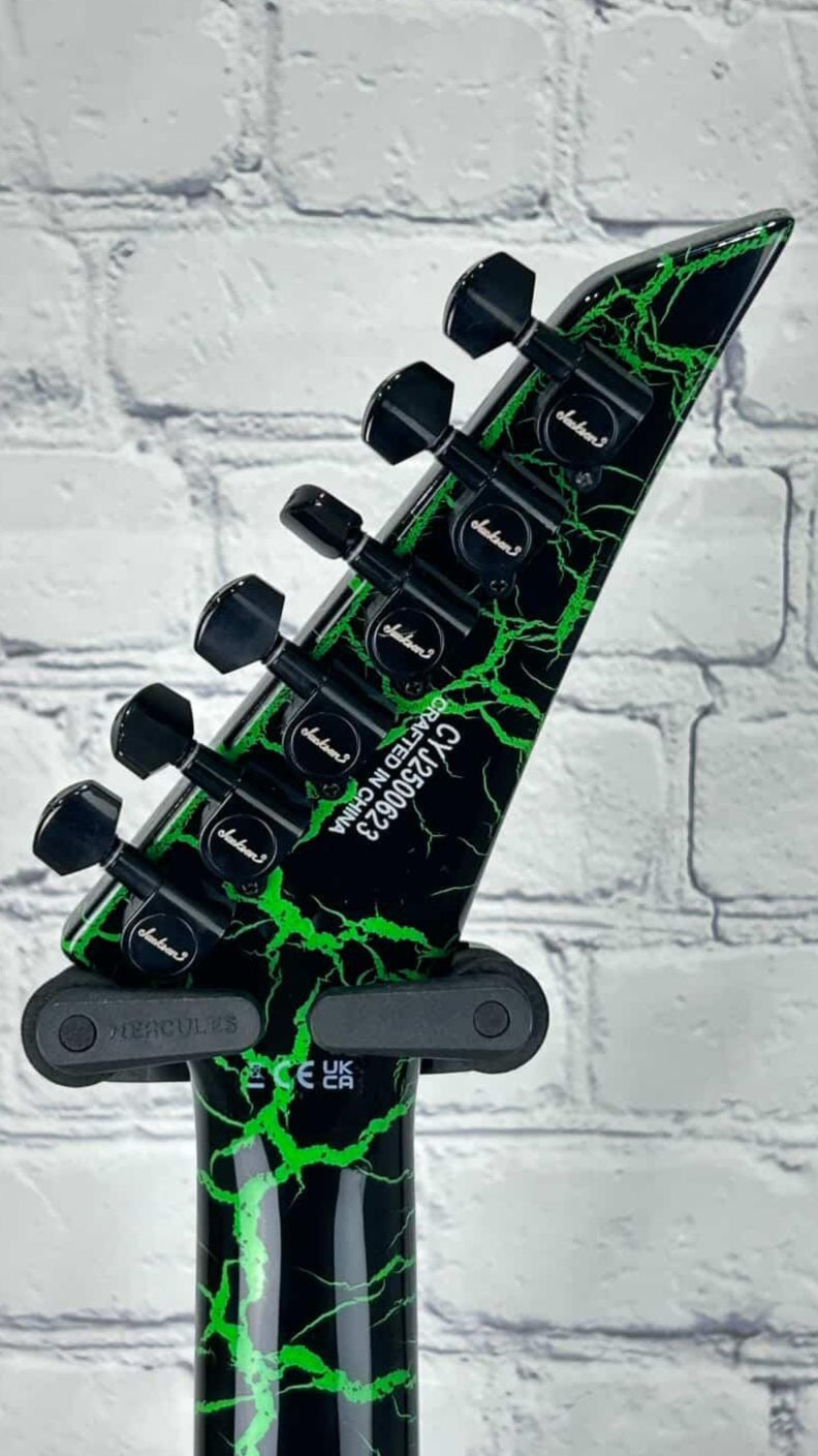 Jackson Guitars Pro Series Signature Brandon Ellis Kelly 6 String Electric Guitar Green Crackle