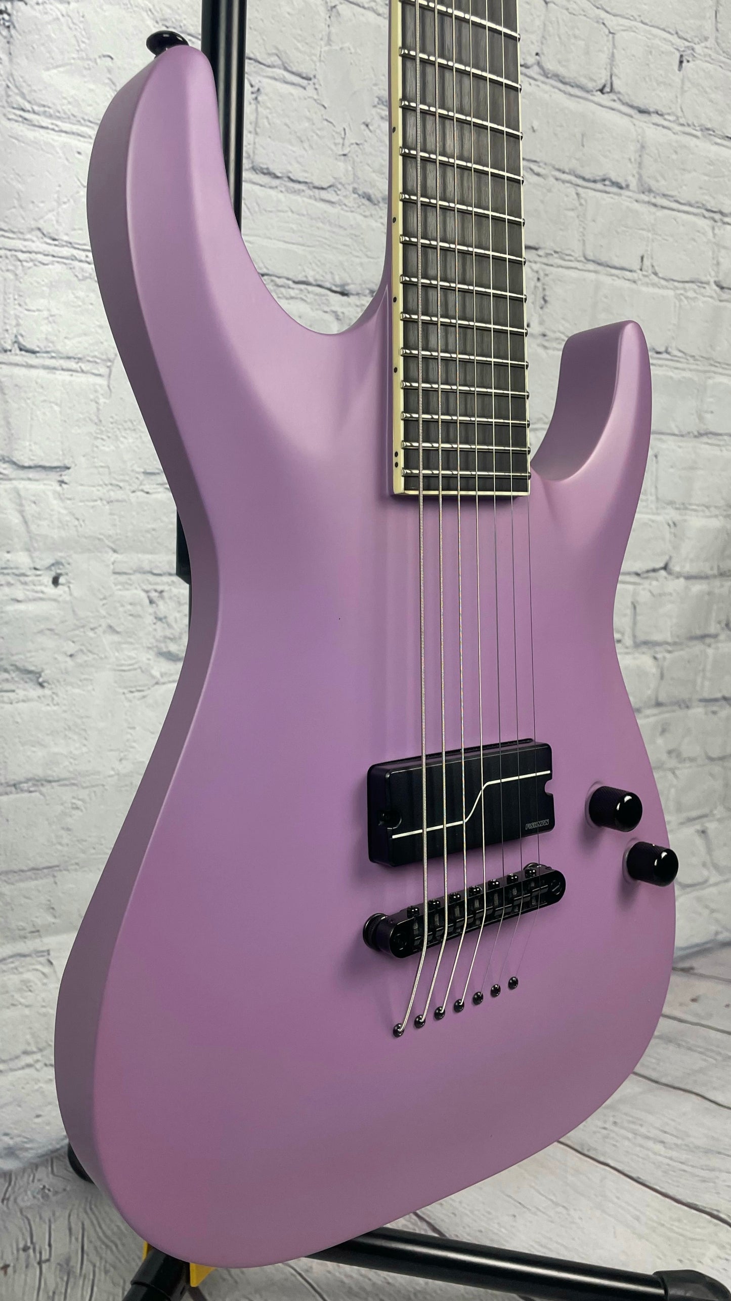 USED LTD SC-607B1 Stephen Carpenter 7 String Baritone Electric Guitar Lavender Haze