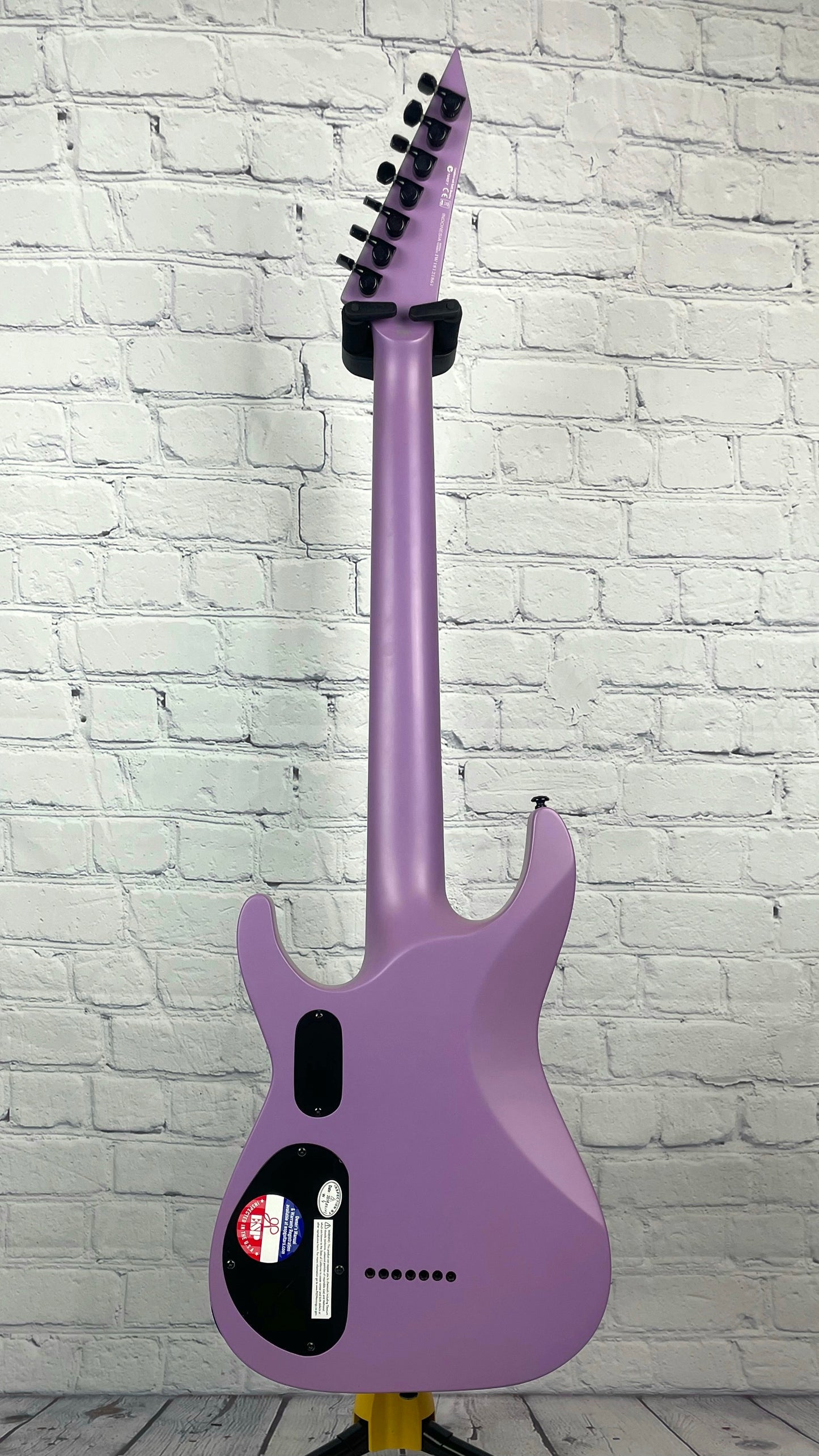 USED LTD SC-607B1 Stephen Carpenter 7 String Baritone Electric Guitar Lavender Haze