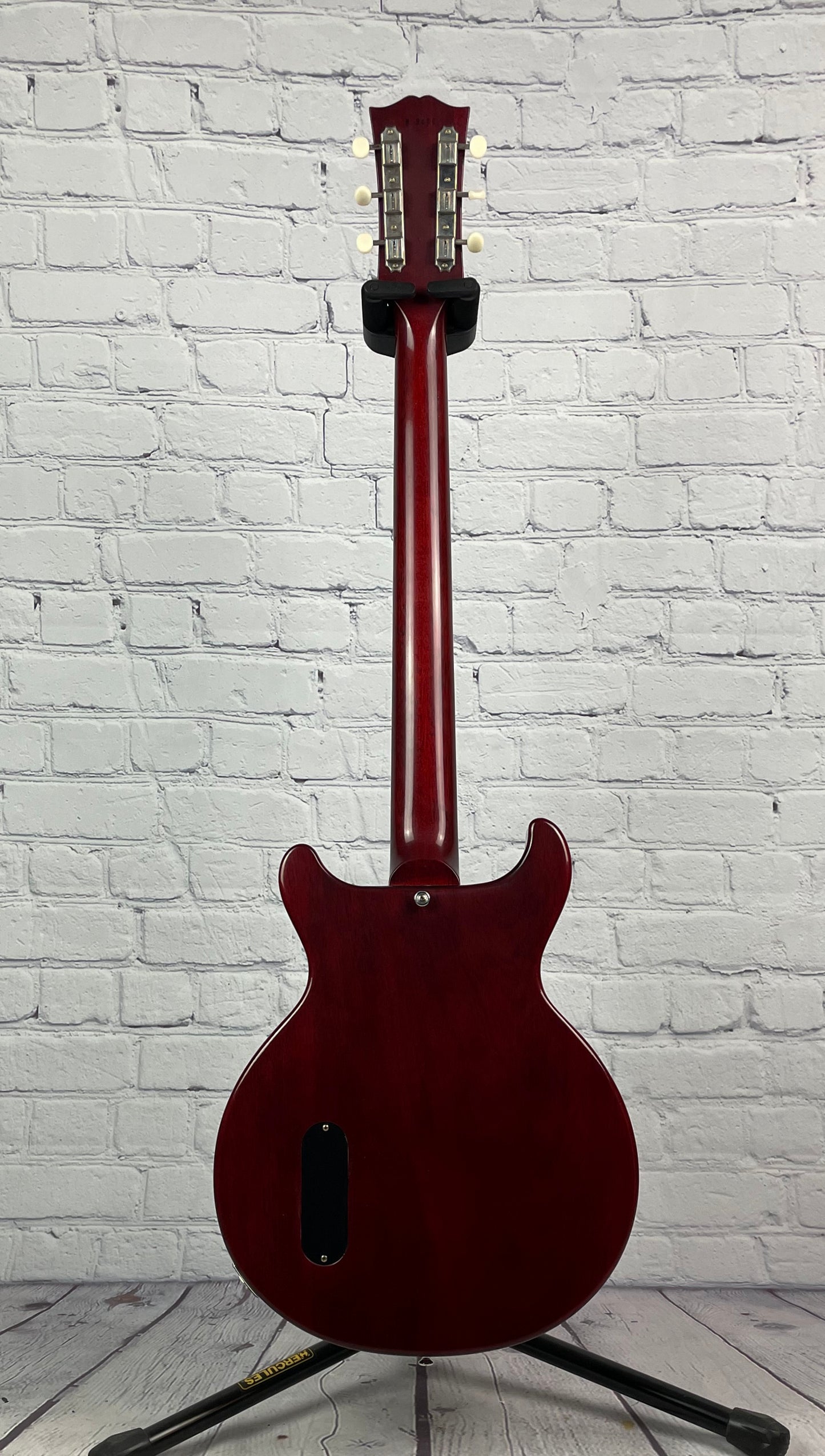 Gibson Custom Shop 1958 Les Paul Jr. Double Cutaway Reissue Electric Guitar Faded Cherry