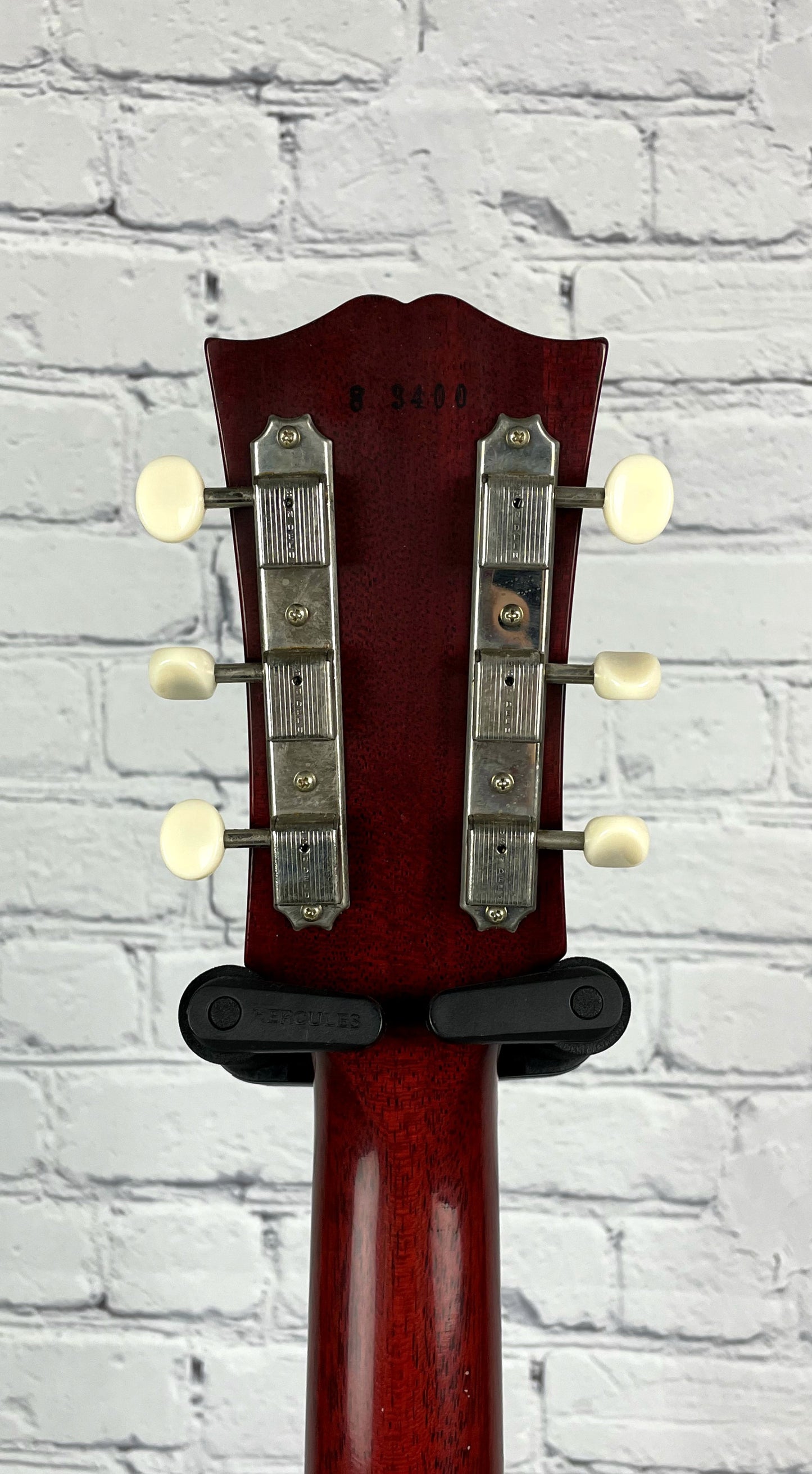 Gibson Custom Shop 1958 Les Paul Jr. Double Cutaway Reissue Electric Guitar Faded Cherry