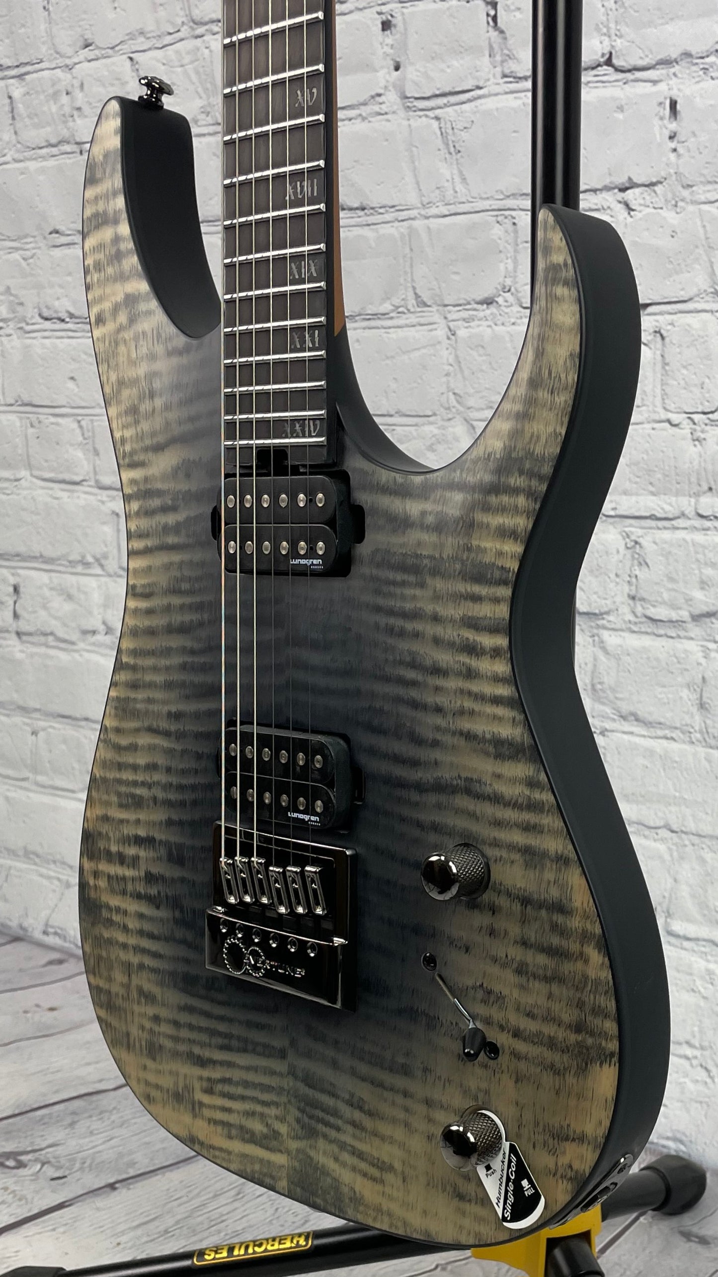 Schecter Banshee Mach 6 String Electric Guitar Evertune Fallout Burst