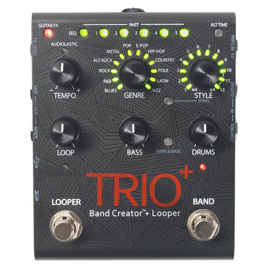 Digitech Trio+ Band Creator + Looper Pedal