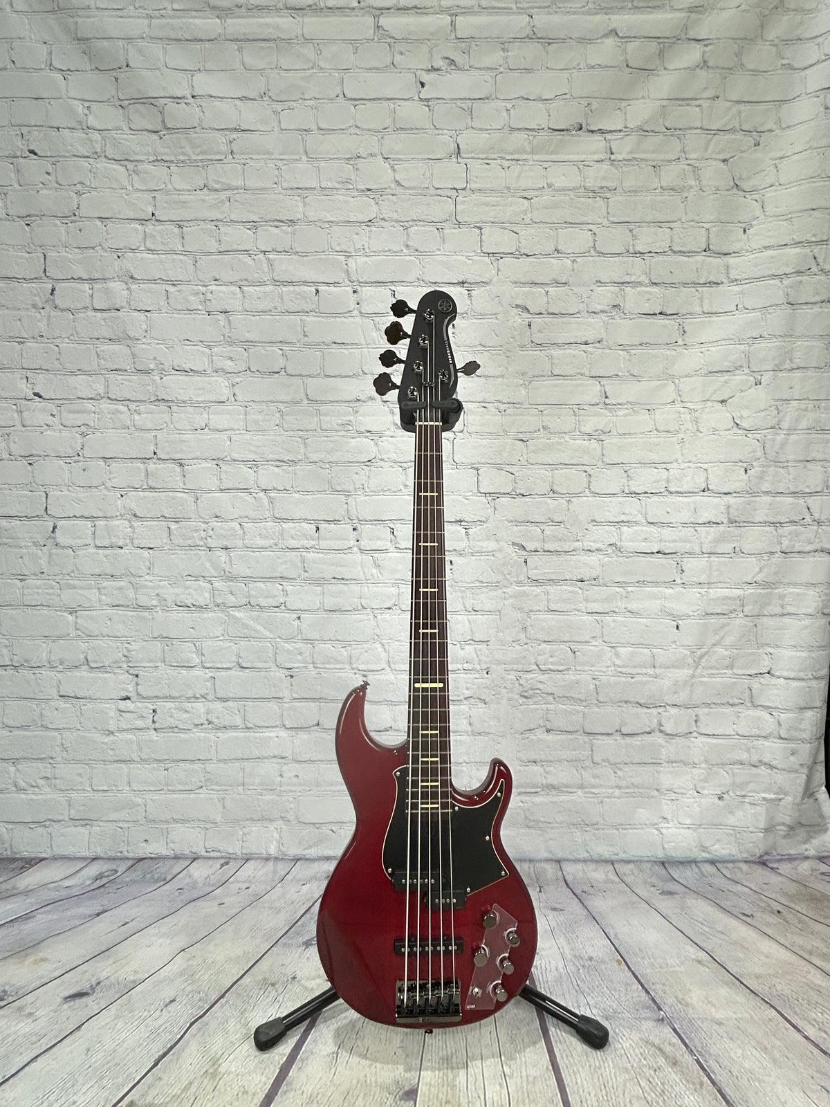 Yamaha BB735A FRD 5 String Bass Guitar Fired Red