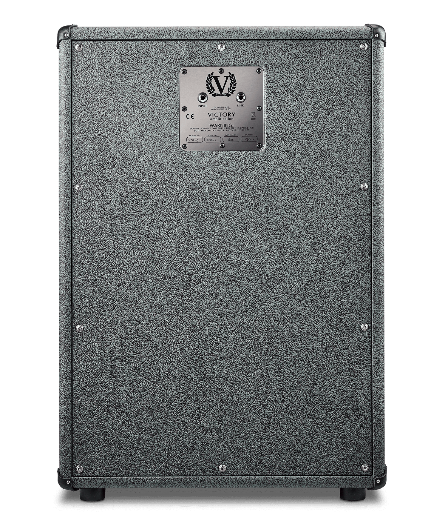 Victory Amplification V212VG 2x12 Guitar Amplifier Cabinet Grey Kraken