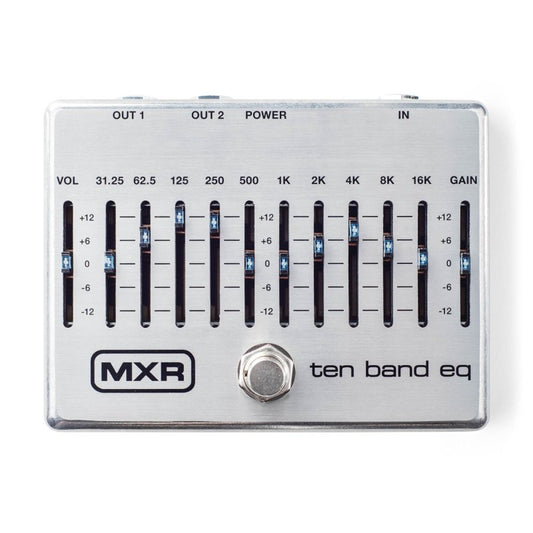 MXR Ten Band Graphic EQ Pedal Silver M108S