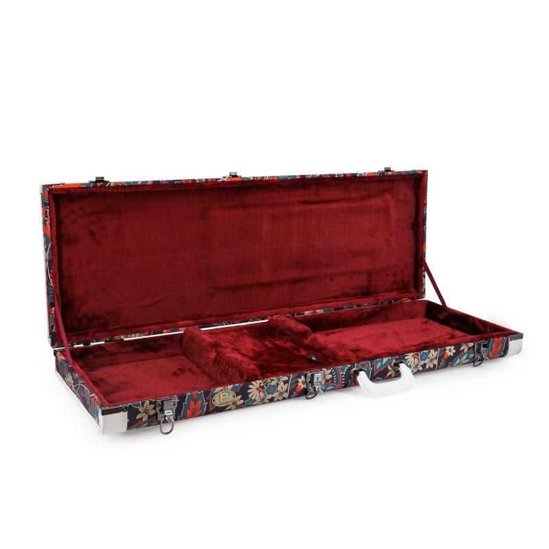 Profile Hardshell Rectangular Electric Guitar Case Paisley