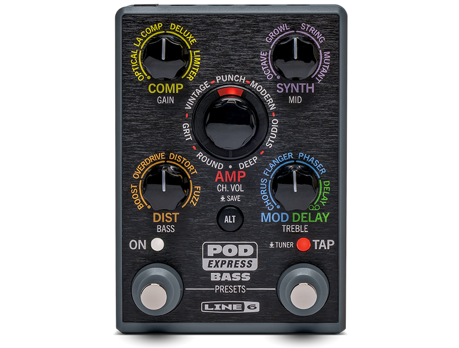 Line 6 Pod Express Bass Multi FX Pedal