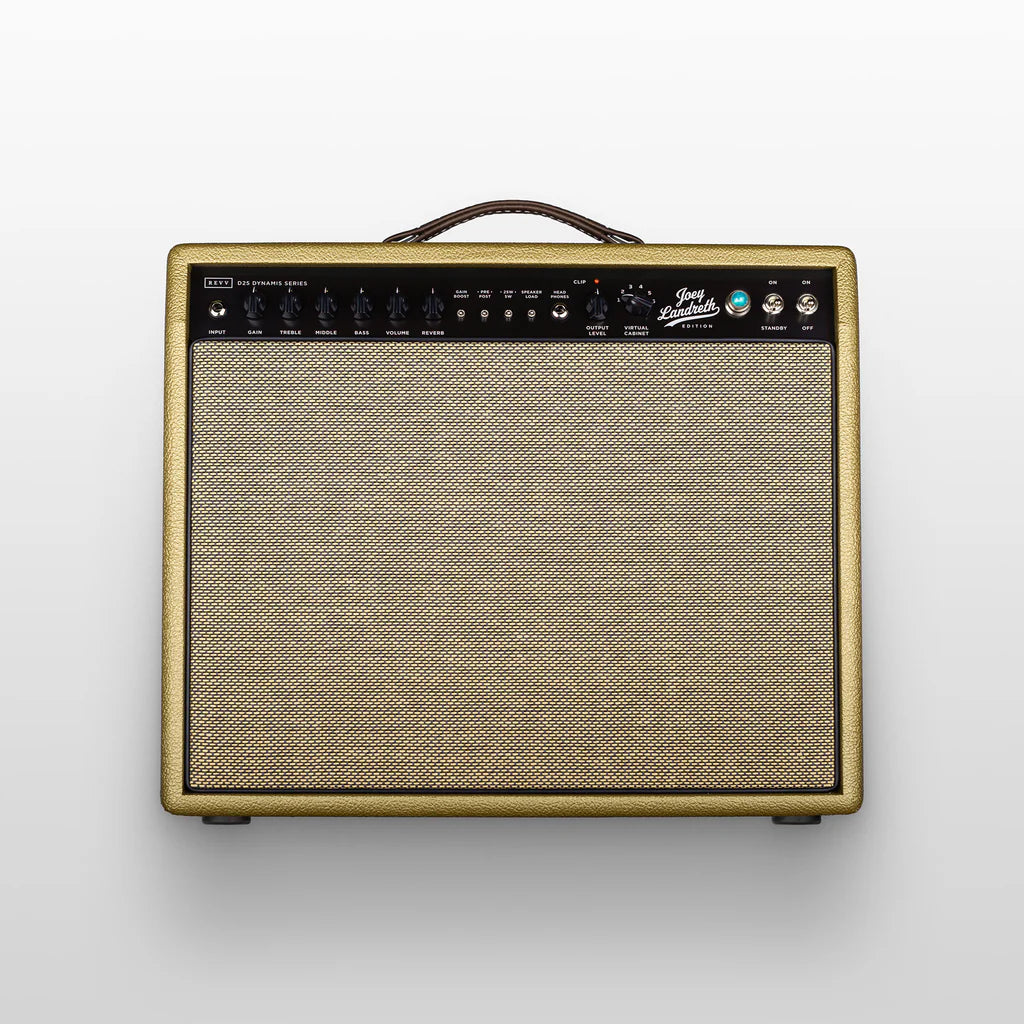 Revv Amplification D25 Tube Combo Amplifier Joey Landreth Edition 1x12 Gold Tolex