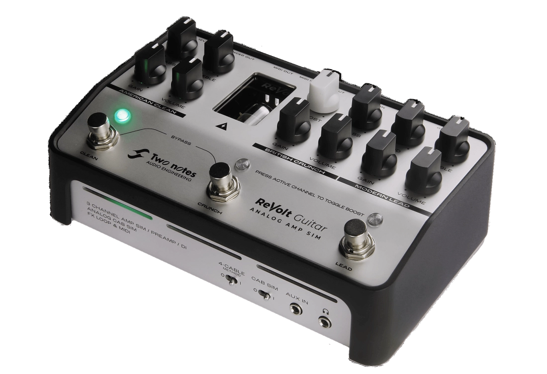 Two Notes Revolt Guitar Analog Amp Sim Pedal