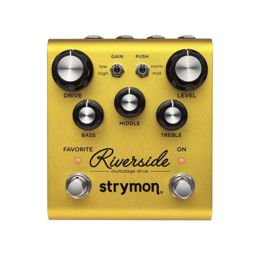 Strymon Riverside Multistage Overdrive Pedal Gold