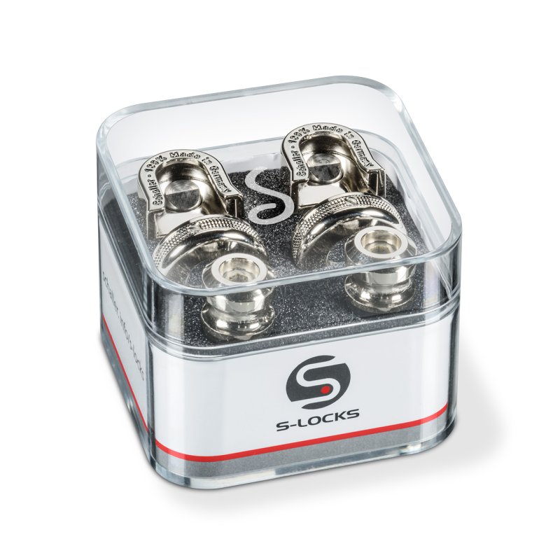 Schaller S-Lock Strap Locks (2pc) SCH1445 Nickel