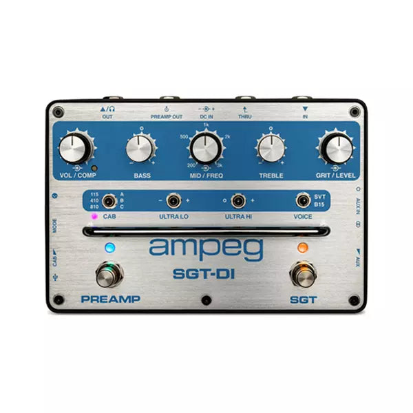 Ampeg SGT-DI All-In-One Bass Preamp / DI / Cab Simulator Blue Line Anniversary