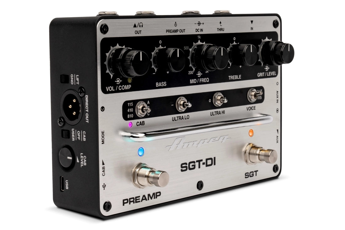 Ampeg SGT-DI All-in-one Bass Preamp / DI / Cab Simulator