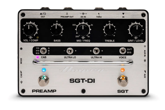 Ampeg SGT-DI All-In-One Bass Preamp / DI / Cab Simulator