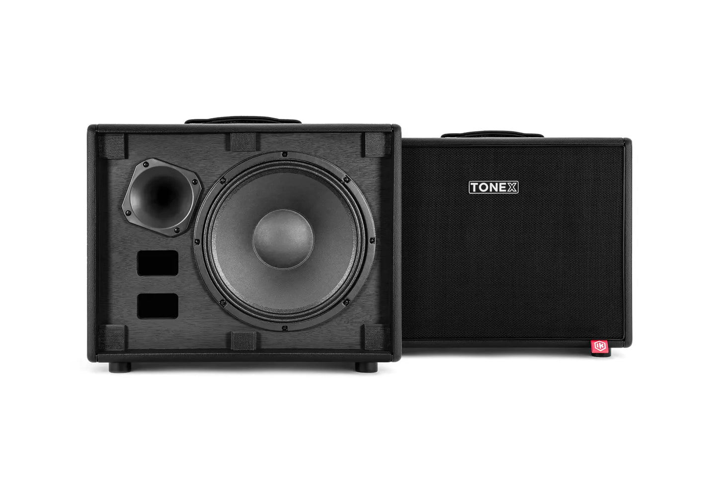 IK Multimedia Tonex Powered FRFR Cabinet 1x12 Guitar Amplifier Modeling Black Tolex