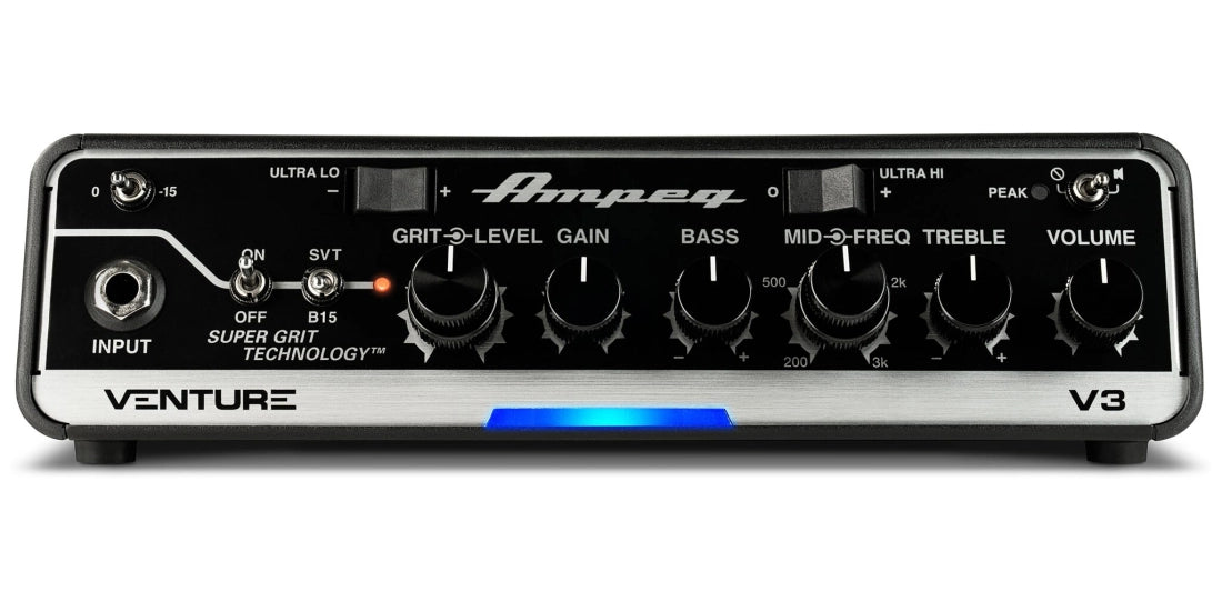 Ampeg Venture V3 300w Compact Bass Amplifier Head