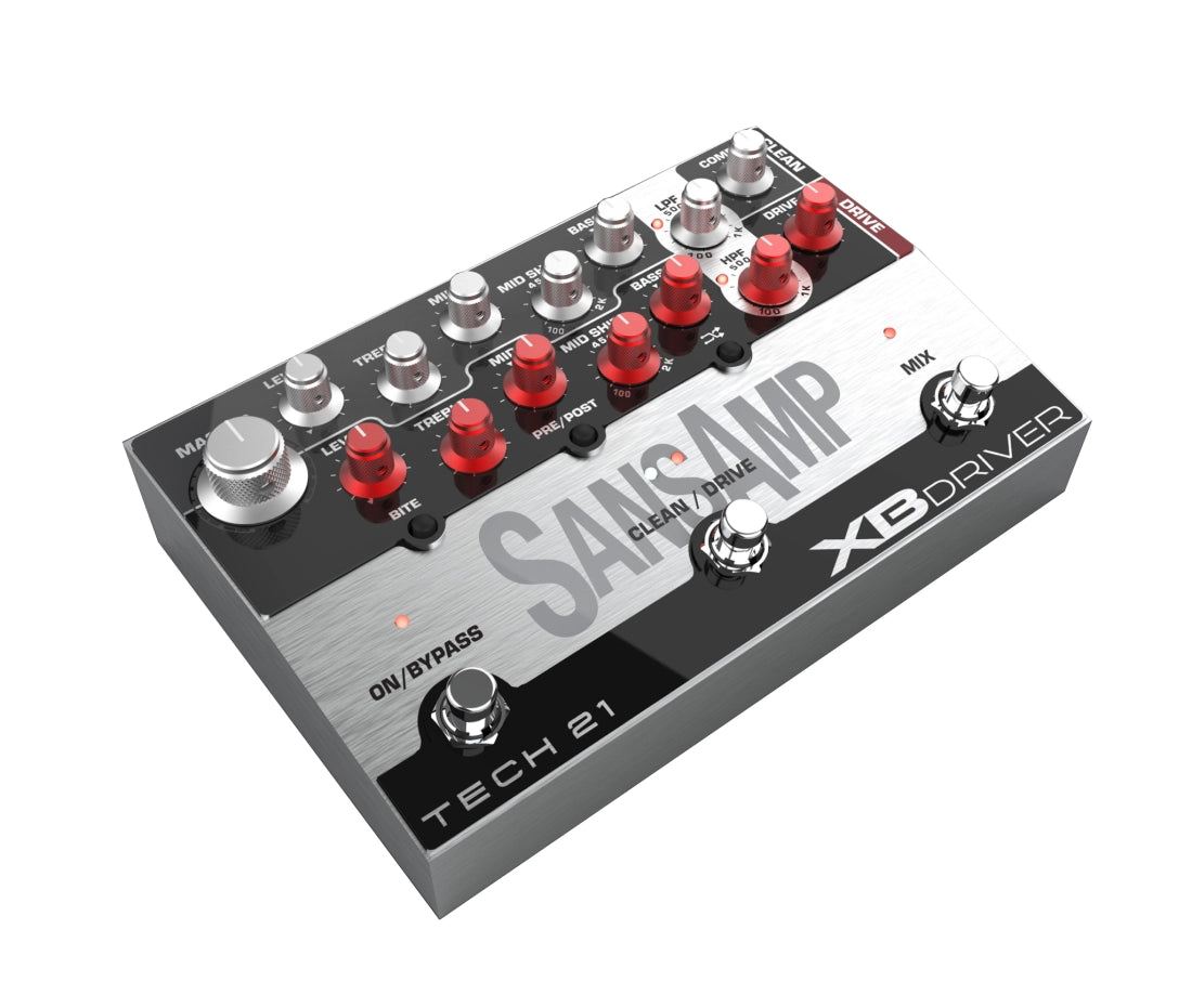 Tech 21 SansAmp XB Driver Bass Preamp Pedal