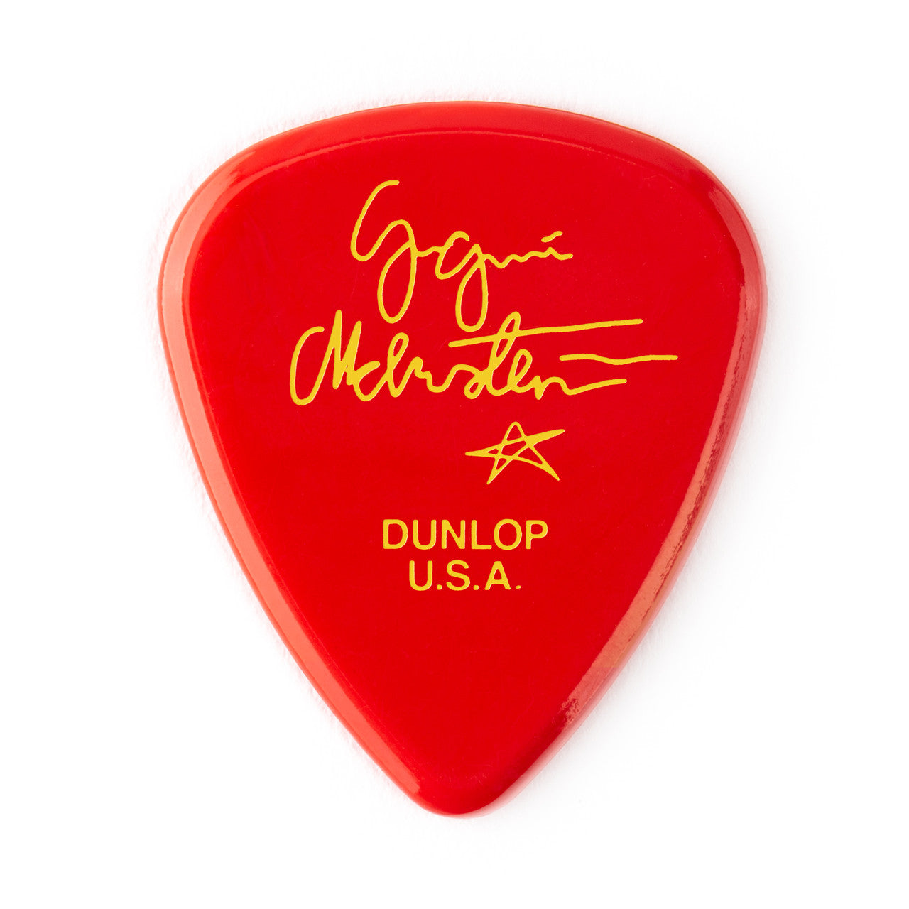 Dunlop Yngwie Malmsteen 2.0mm Delrin Picks (6) Red YJMP02RD