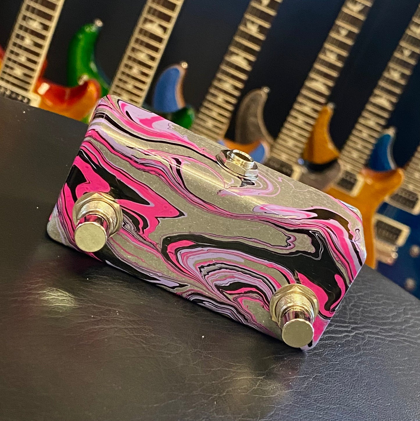 Leprechaun FX Line 6 Extension Foot-switch (Black/Pink/Purple)