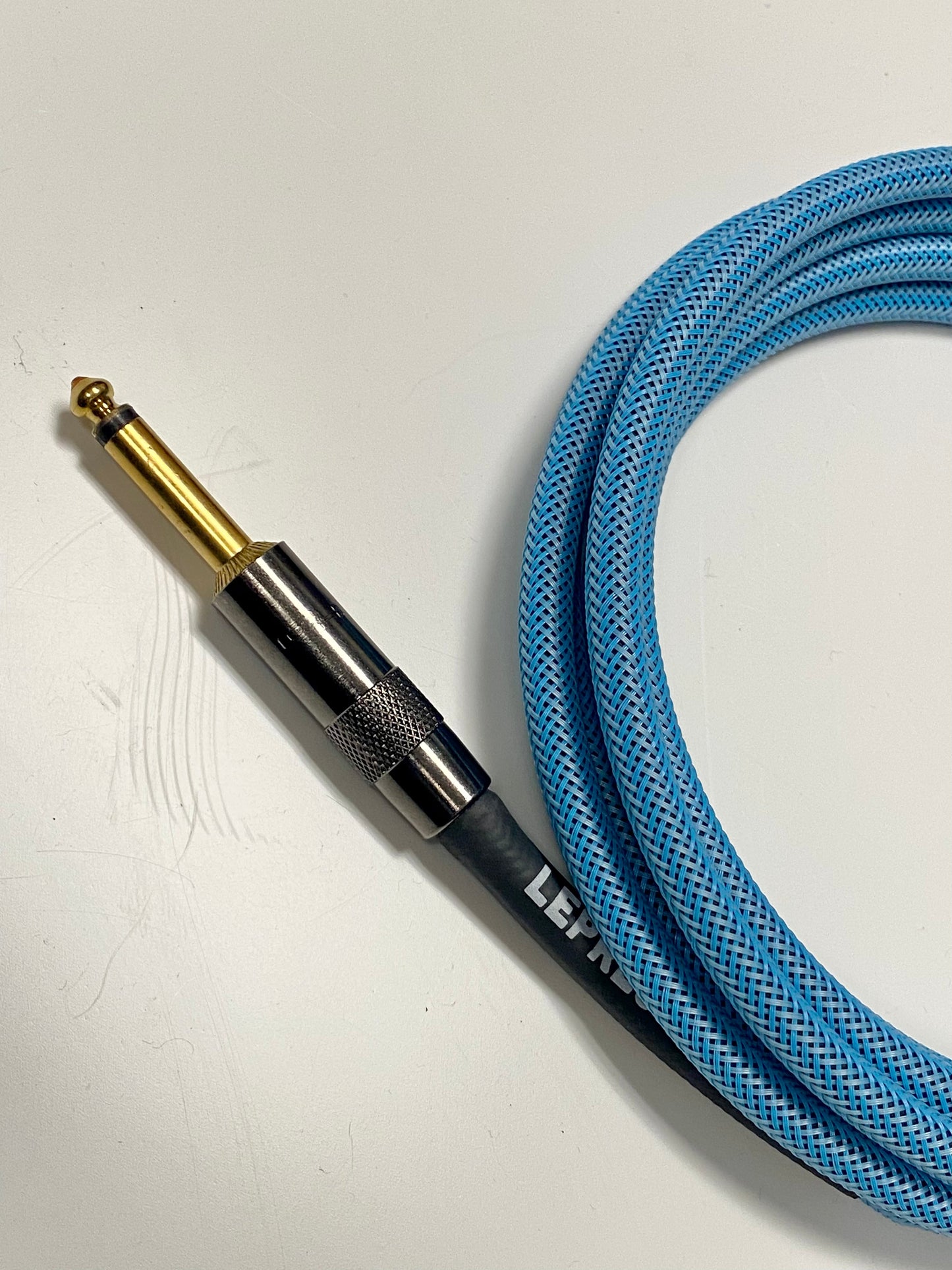 Leprechaun Gold Instrument Cable (Baby Blues)