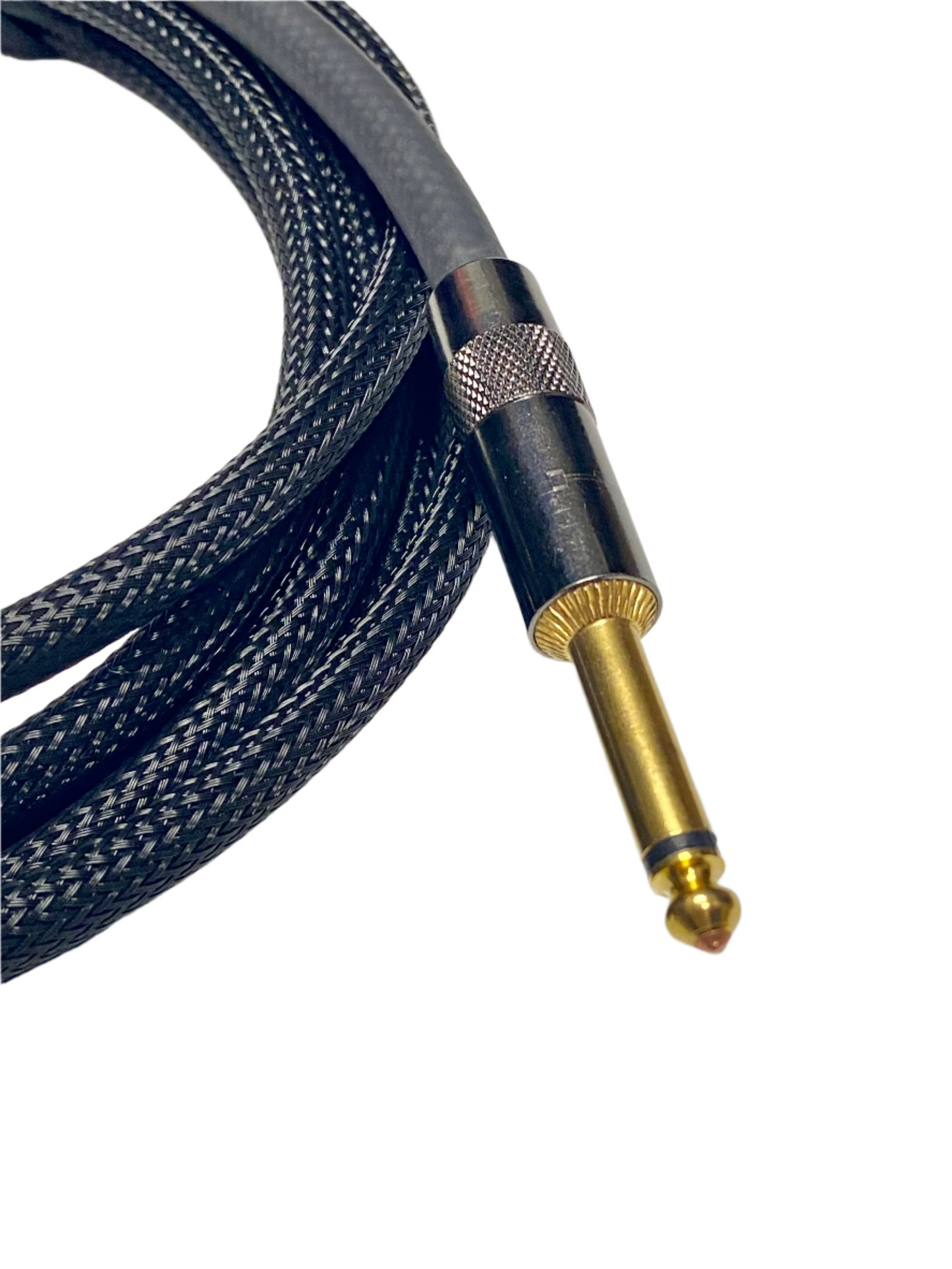 Leprechaun Gold Instrument Cable (Blackest Black)