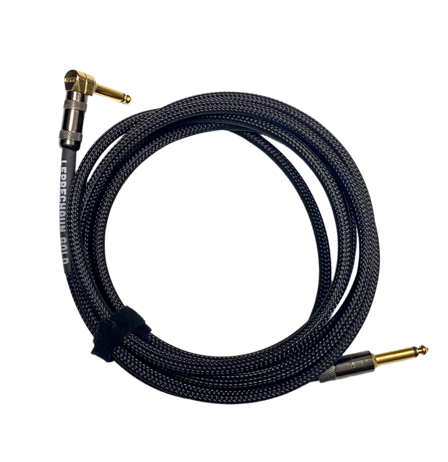 Leprechaun Gold Instrument Cable (Blackest Black)