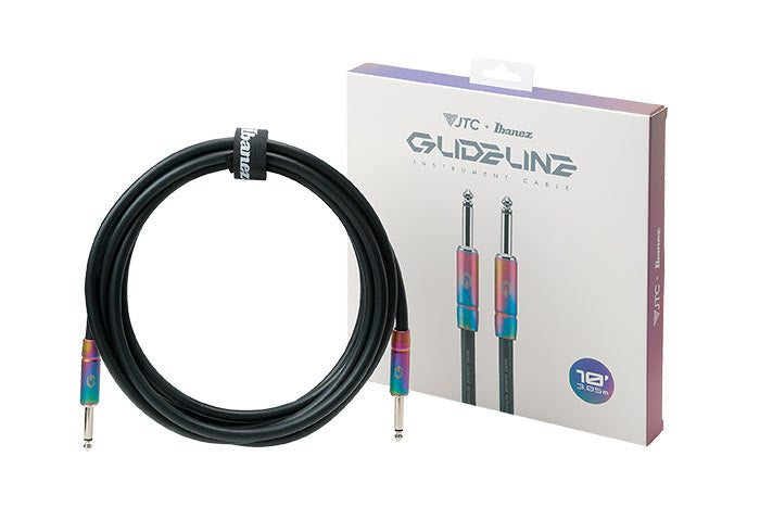 Ibanez Glideline GL10 Instrument Cable 10' Straight to Straight