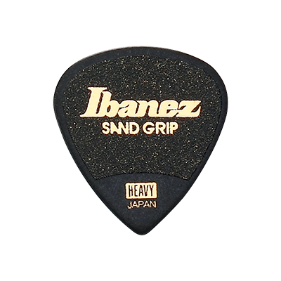 Ibanez PPA16HSG BK Sand Grip Picks (6) 1.0mm Heavy Black
