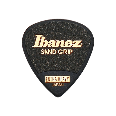 Ibanez PPA16XSG BK Sand Grip Picks (6) 1.2mm Extra Heavy Black