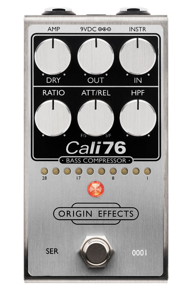 Origin Effects Cali76 Compact Bass Compressor Pedal (2024 FET)