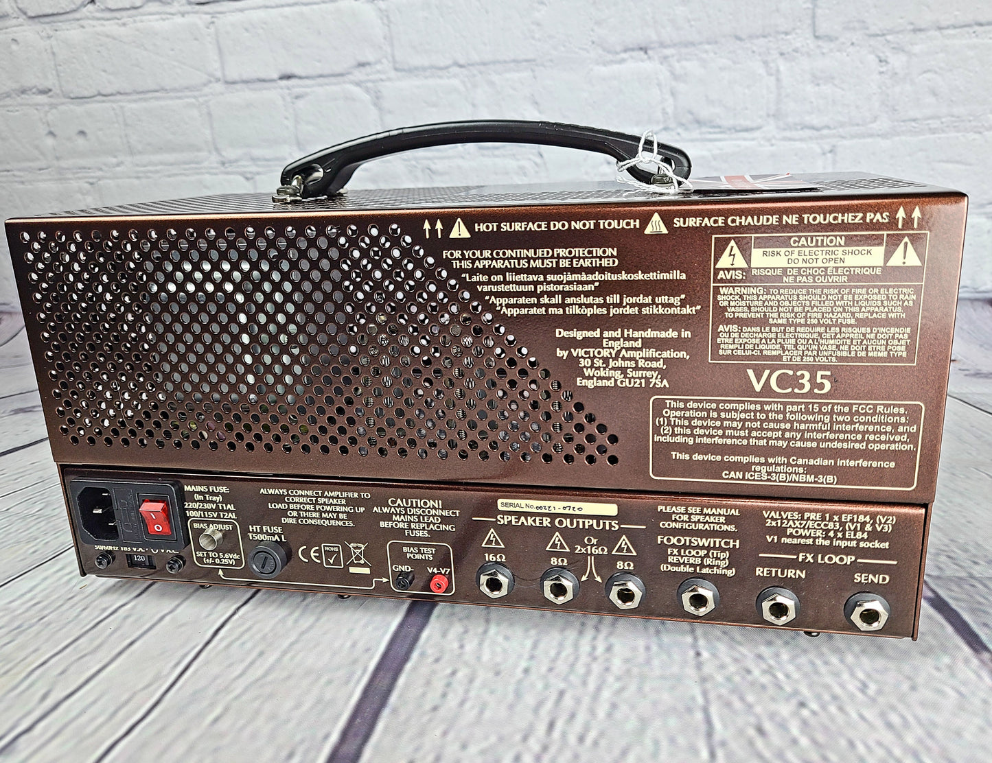 Victory Amplification The Copper VC35 35w/12w Tube Amp Head