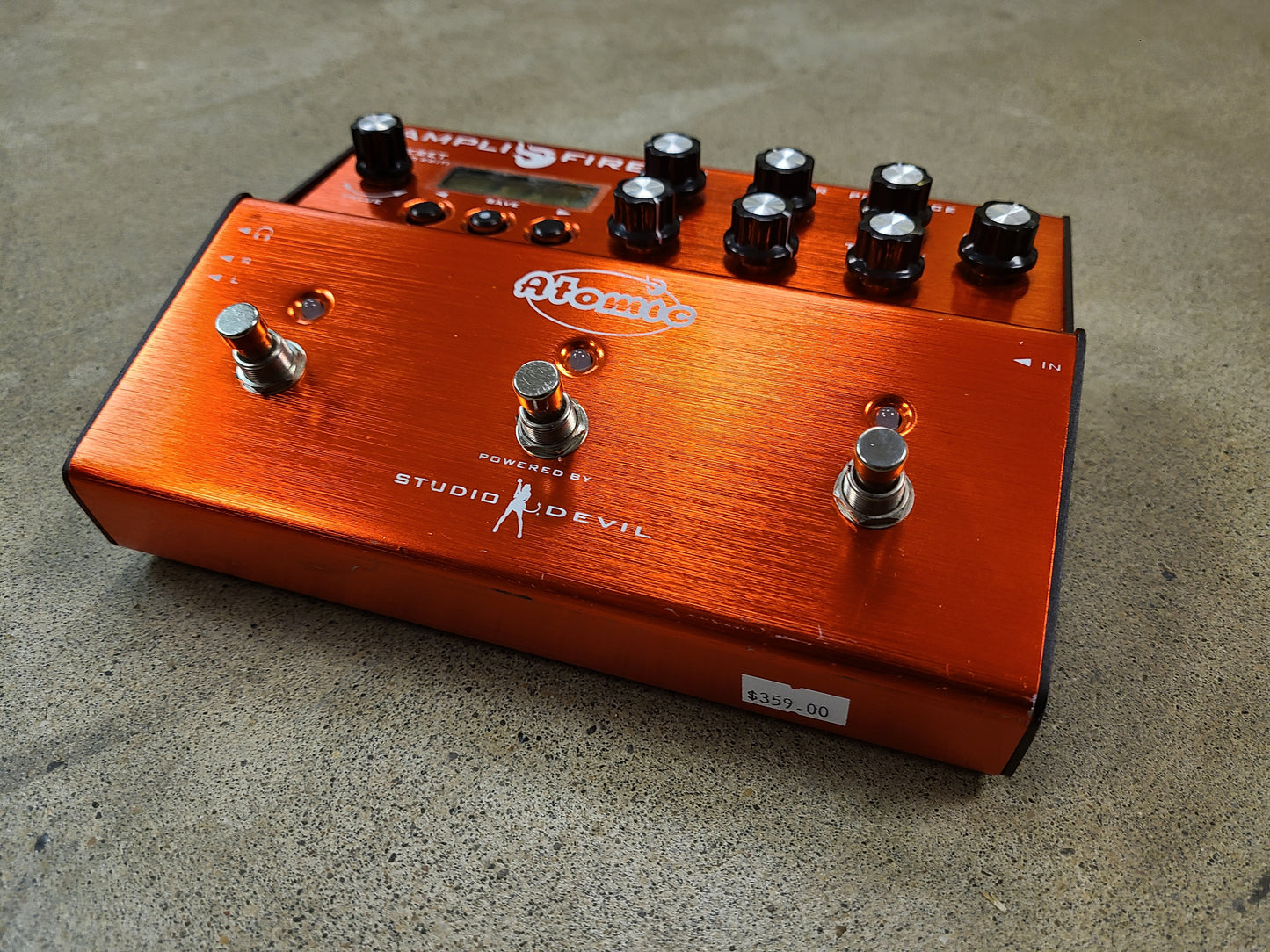 USED Atomic AmpliFIRE 3 Amp Sim & Multi-FX Pedal
