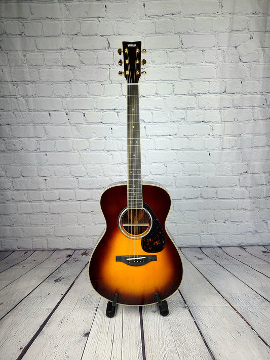 Yamaha LS16ARE Electric Acoustic Guitar Solid Rosewood Brown Sunburst