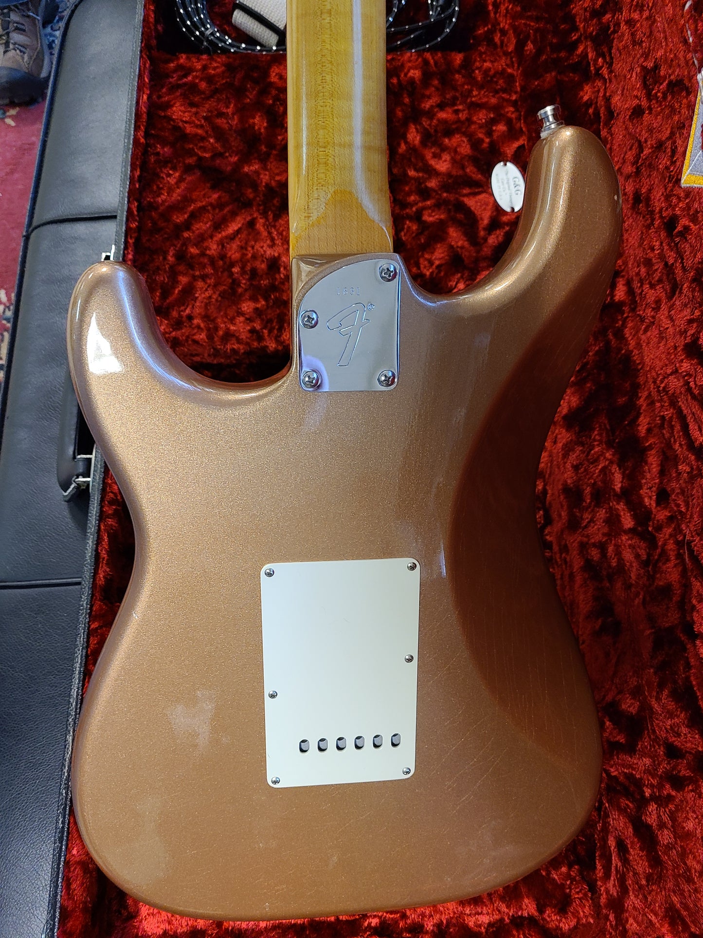 USED 2017 Fender Custom Shop Stratocaster Post Mod Fire Mist Gold