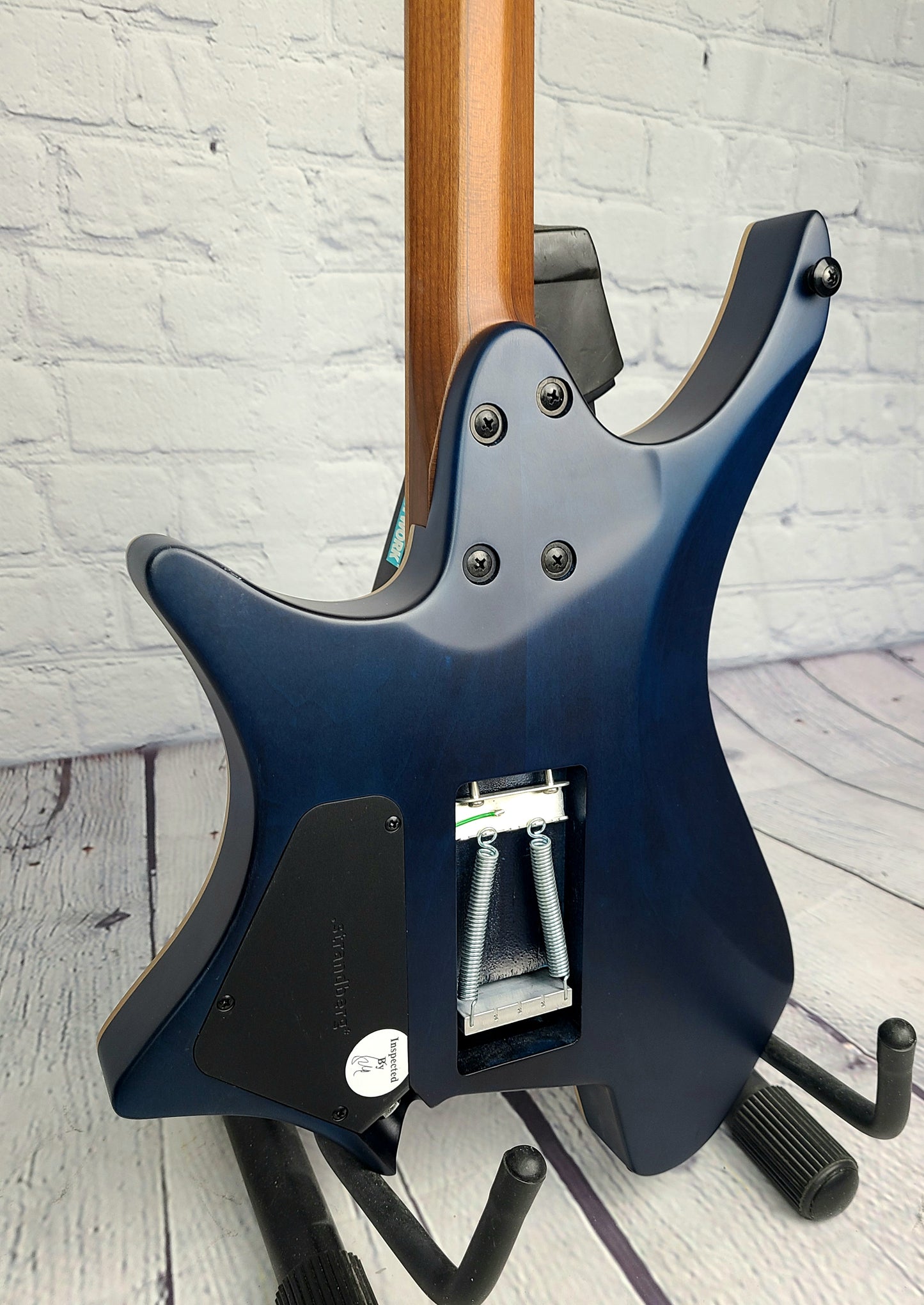 Strandberg Boden Standard 6 Trem Flame Maple - Trans Blue