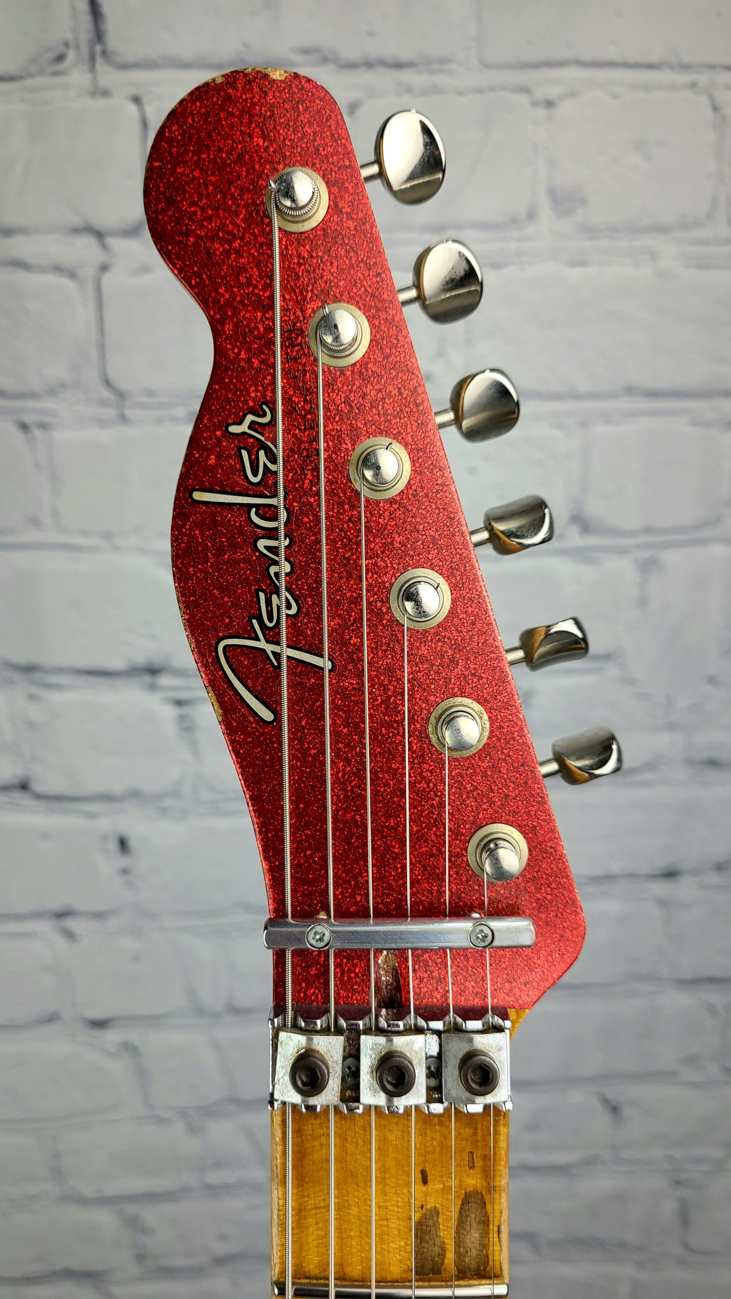 USED Fender John Cruz Master Built Custom Shop Telecaster 2009 Floyd Rose Red Sparkle Over 3TSB