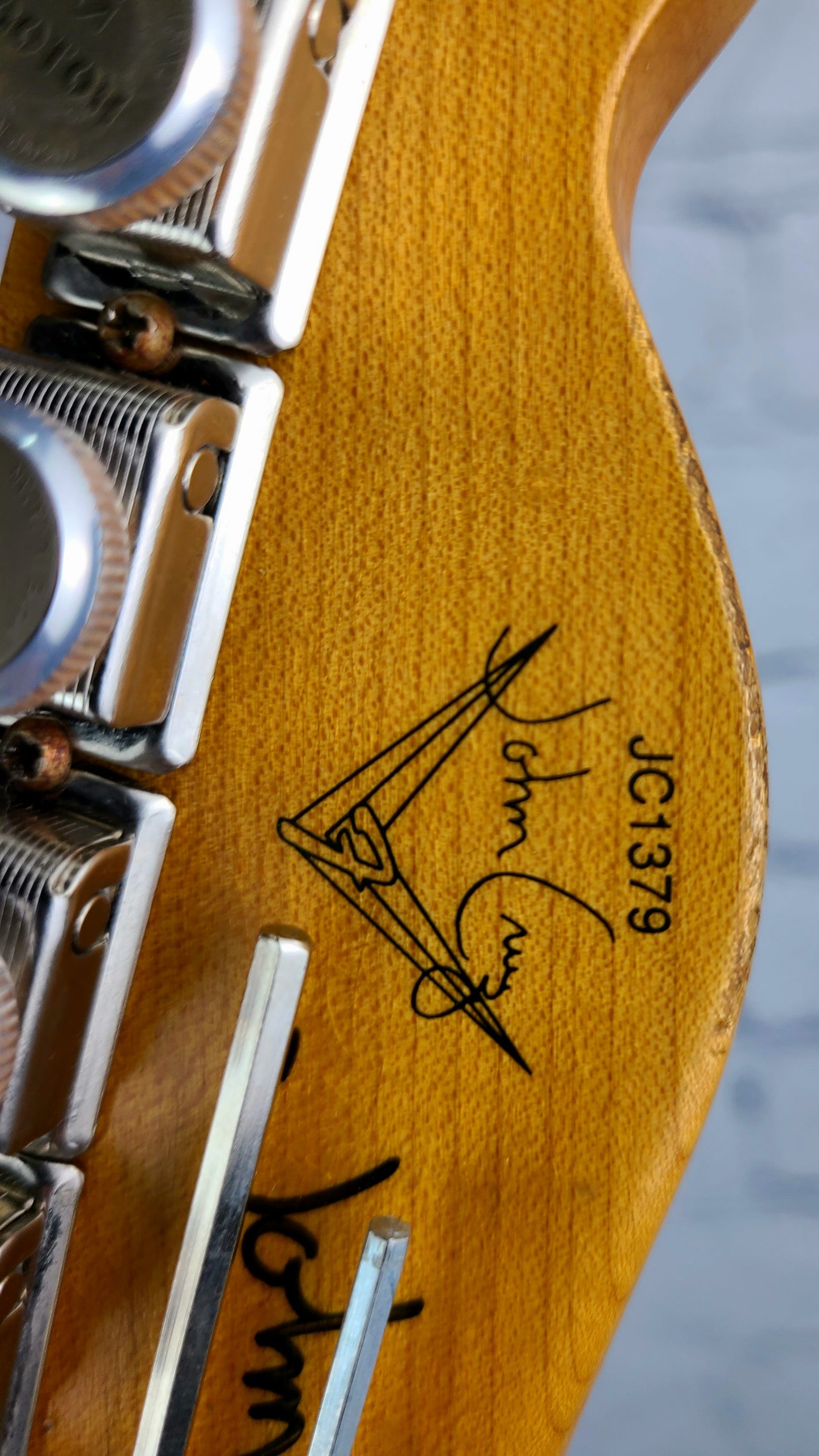 USED Fender John Cruz Master Built Custom Shop Telecaster 2009 Floyd Rose Red Sparkle Over 3TSB