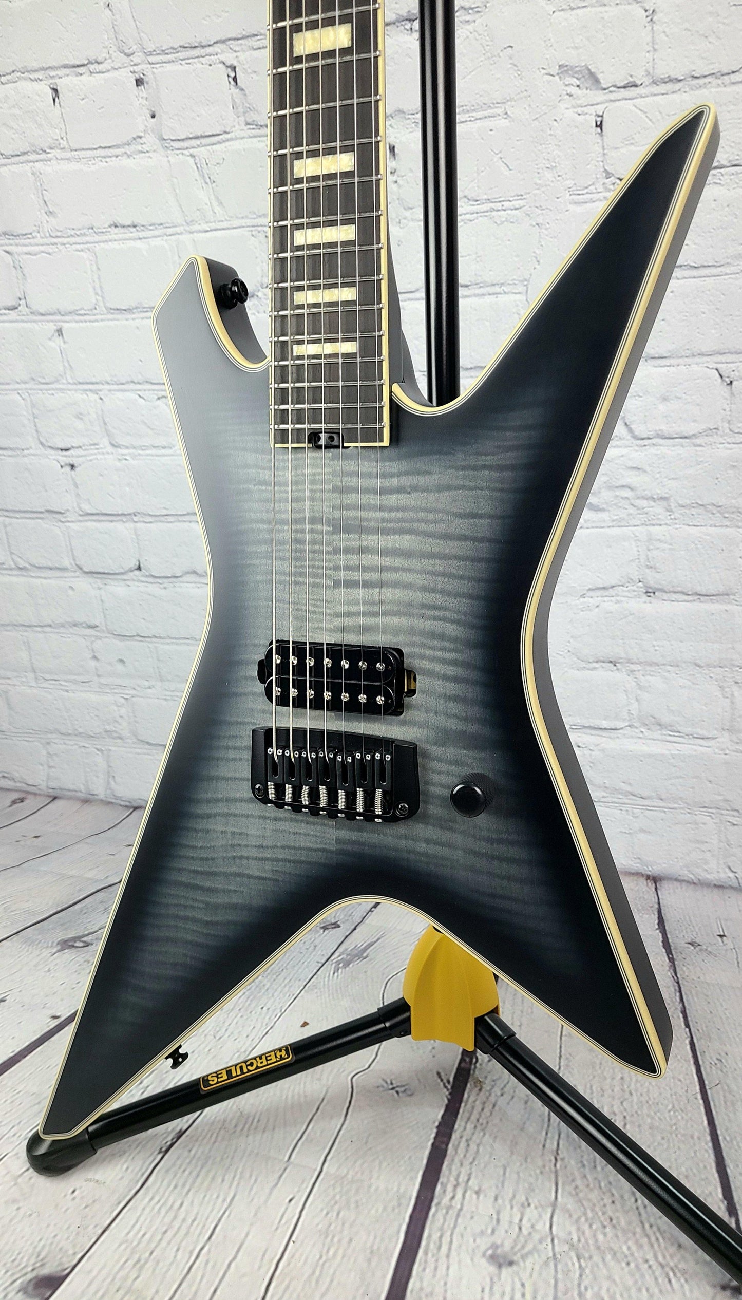 Balaguer Devin Shidaker DS7 Tartarus Signature Grayburst Acacia Strain - Guitar Brando