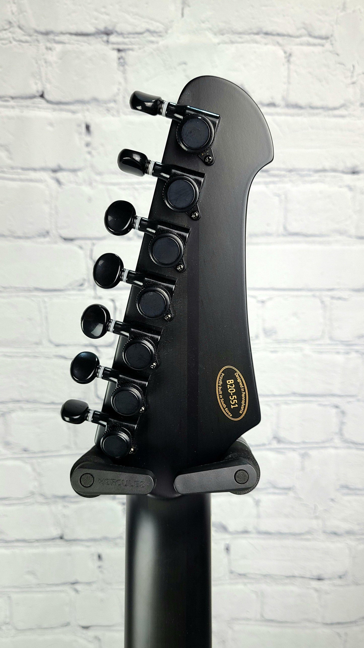 Balaguer Devin Shidaker DS7 Tartarus Signature Grayburst Acacia Strain - Guitar Brando