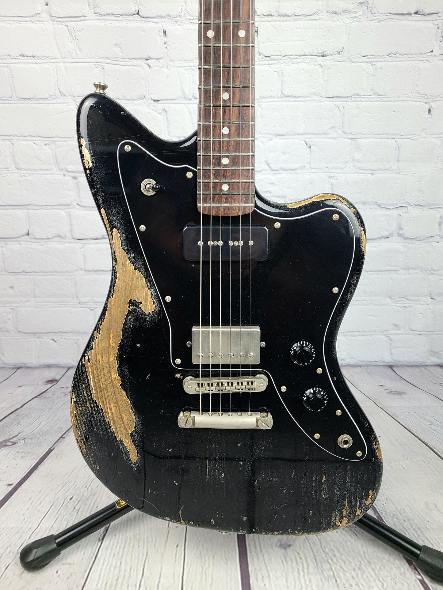 Fano JM6 Oltre Bull Black Rosewood Board USA Electric Guitar - Guitar Brando