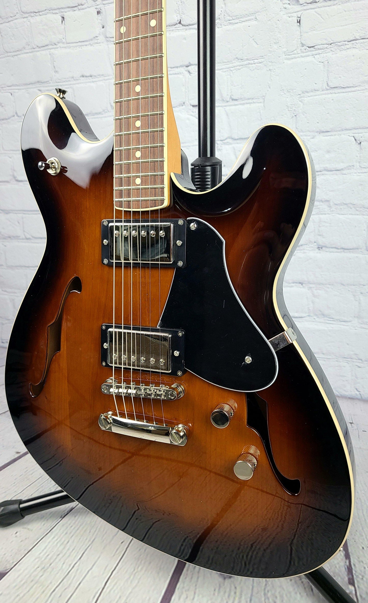 Fano GF6 Omnis Semi Hollow Tobacco Burst - Guitar Brando