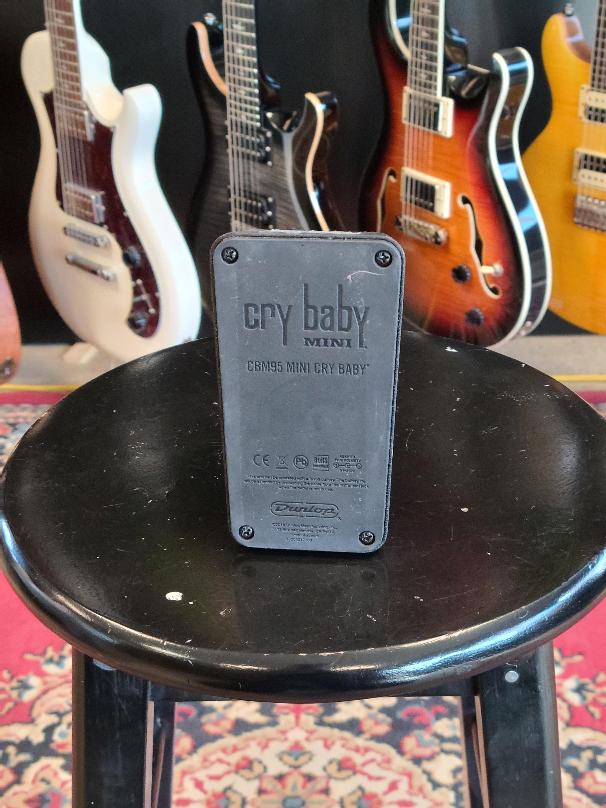 USED Dunlop Crybaby Mini Wah Pedal CBM95 - Guitar Brando