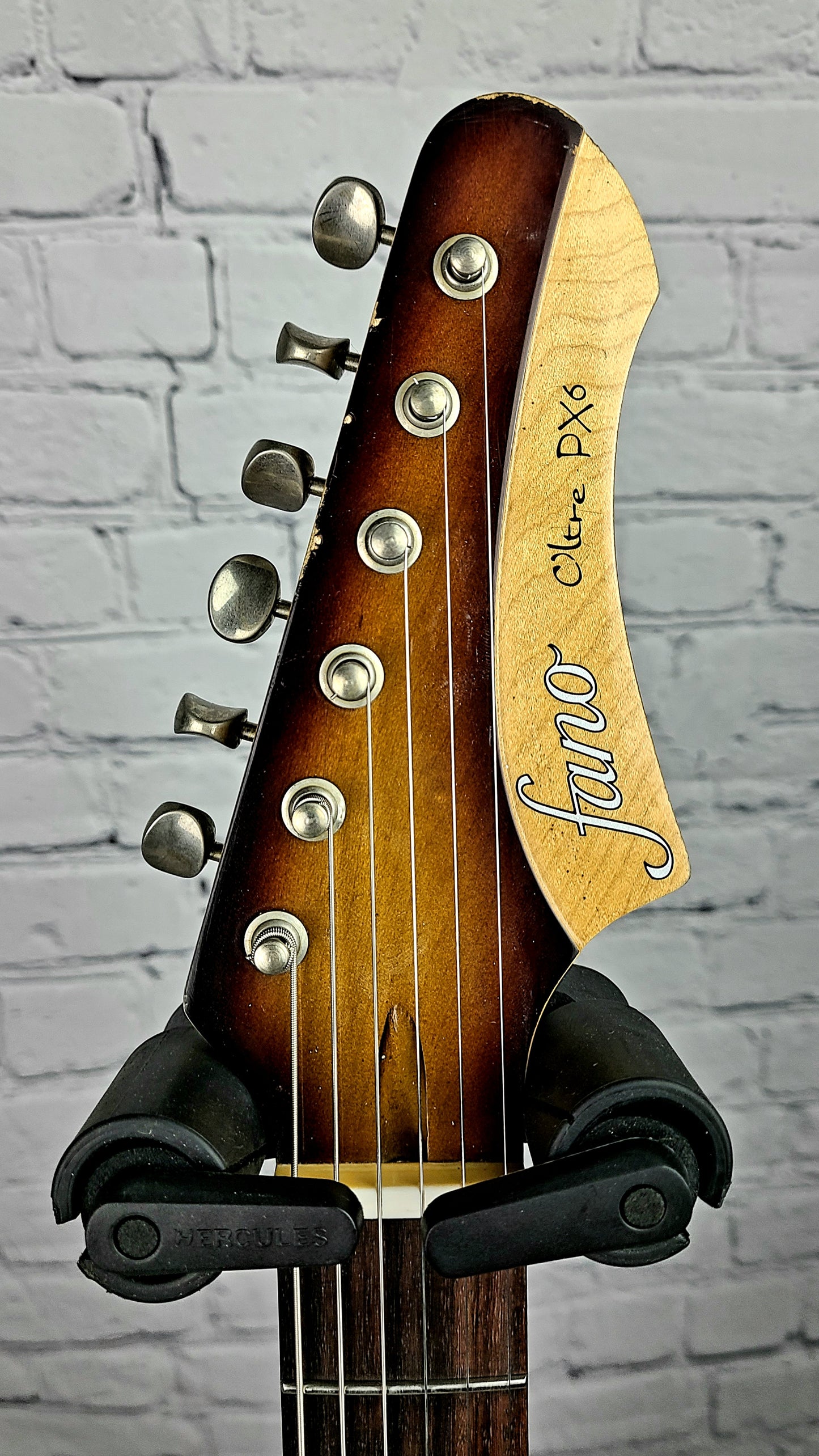 Fano Oltre PX6 Tobacco Sunburst Electric Guitar Medium Distress Relic Lollar Firebird Pickups