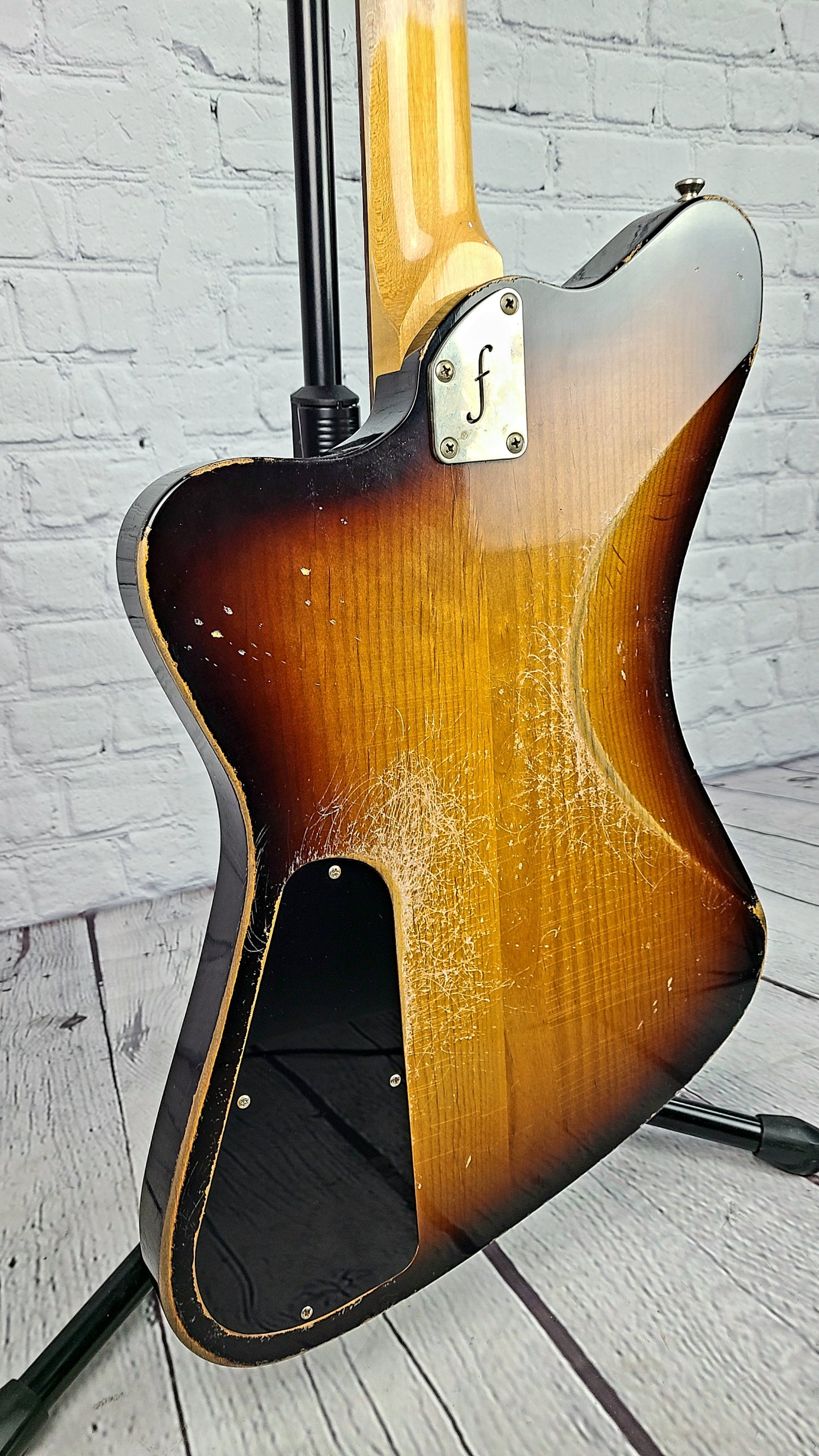 Fano Oltre PX6 Tobacco Sunburst Electric Guitar Medium Distress Relic Lollar Firebird Pickups