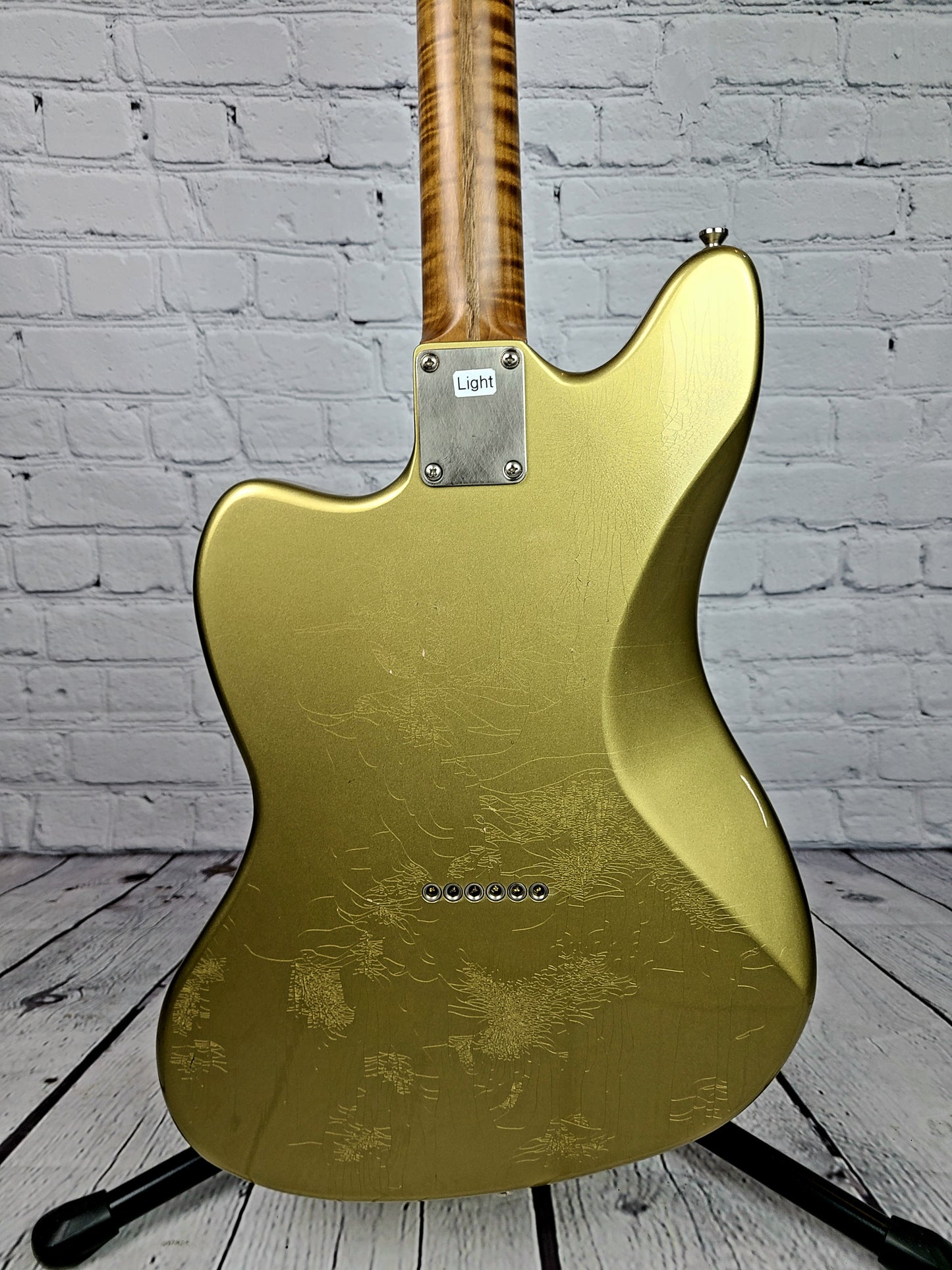 USED LsL Instruments Silverlake Offset Electric Guitar Relic Gold Top 2021