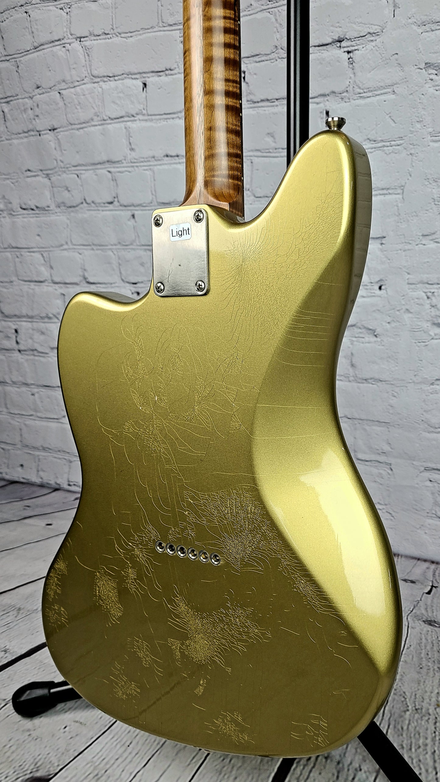 USED LsL Instruments Silverlake Offset Electric Guitar Relic Gold Top 2021
