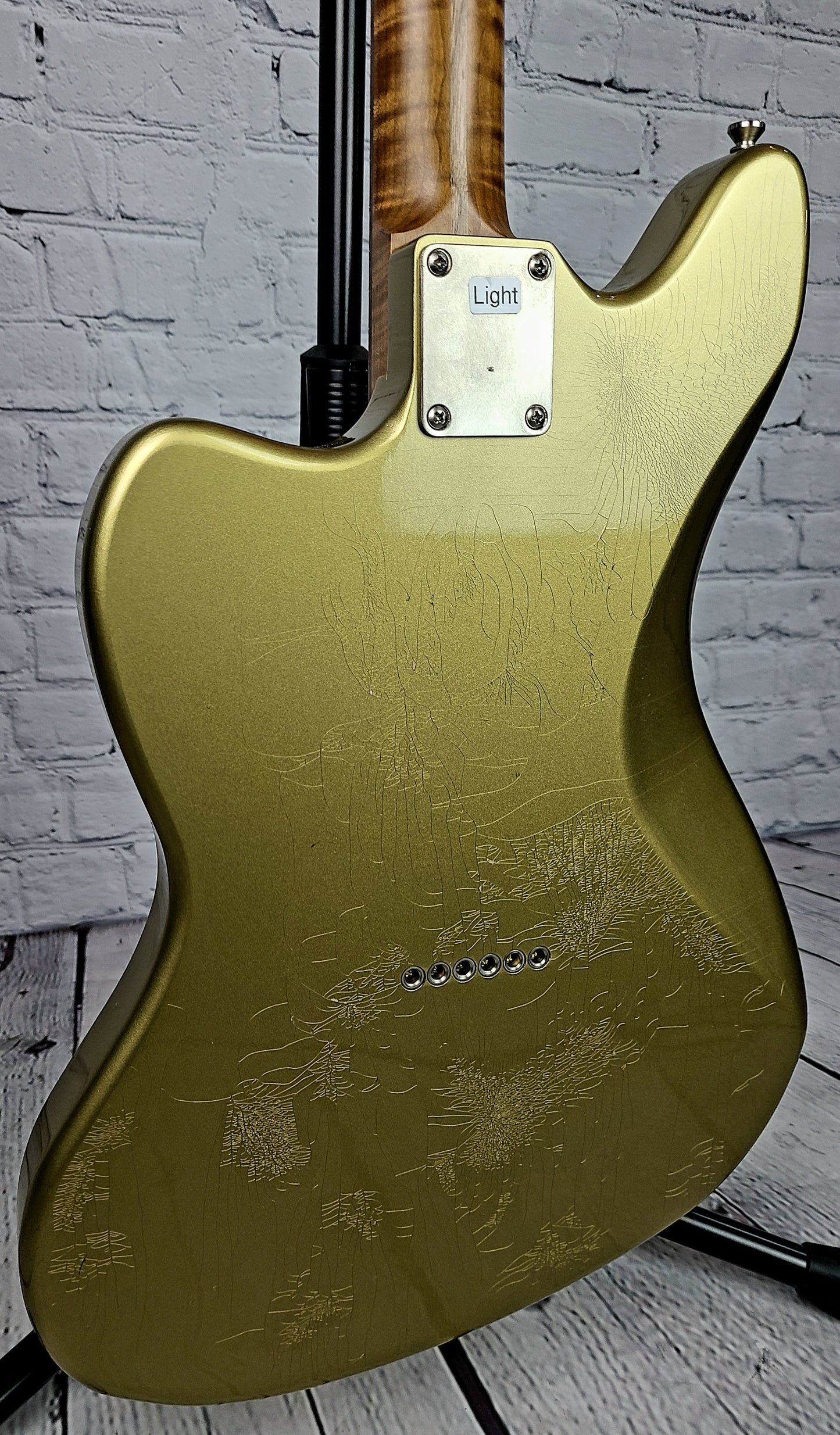 USED LsL Instruments Silverlake Offset Electric Guitar Relic Gold Top 2021