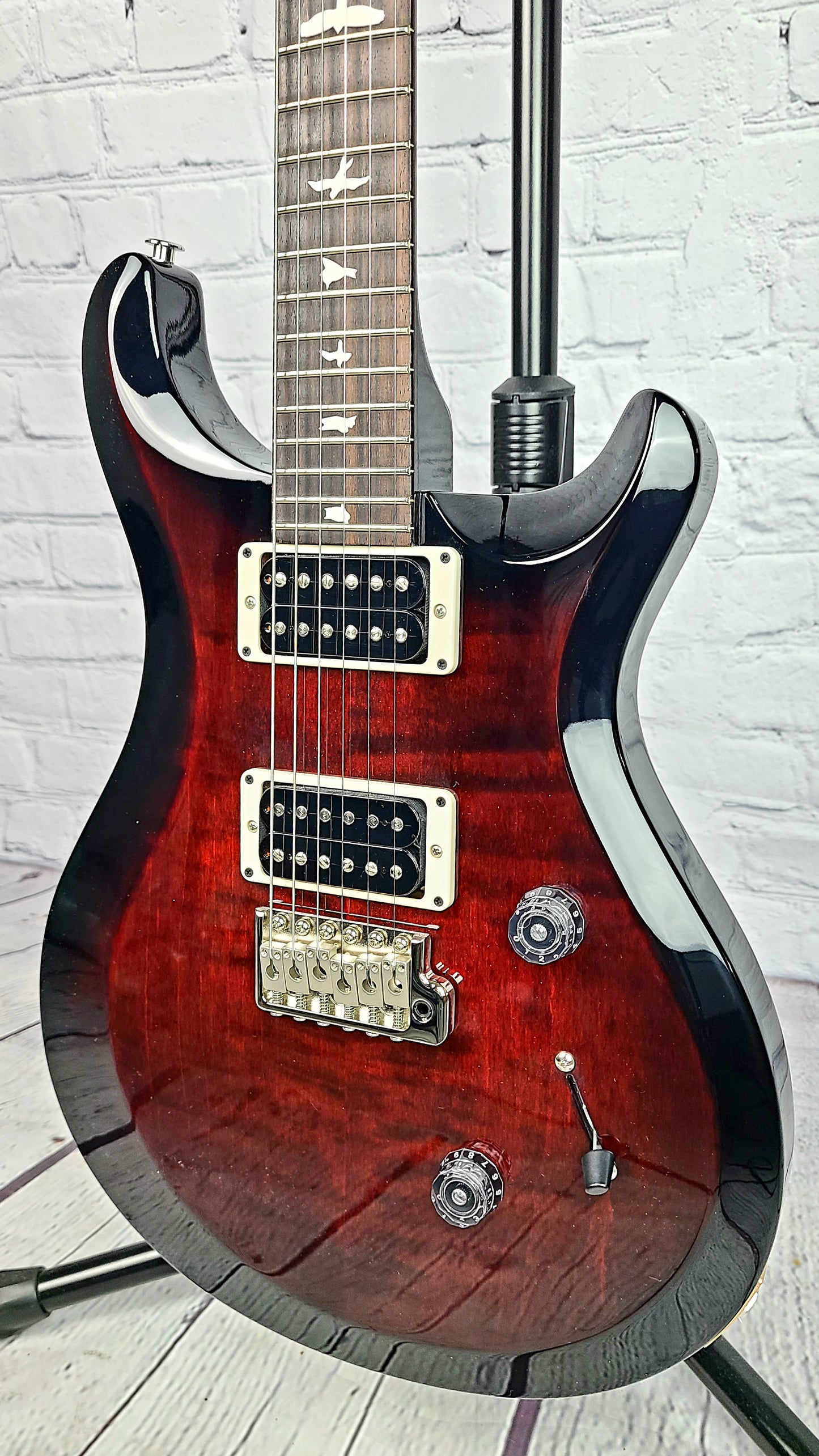 Paul Reed Smith PRS S2 Custom 24 Custom Color Dark Amber Smokeburst