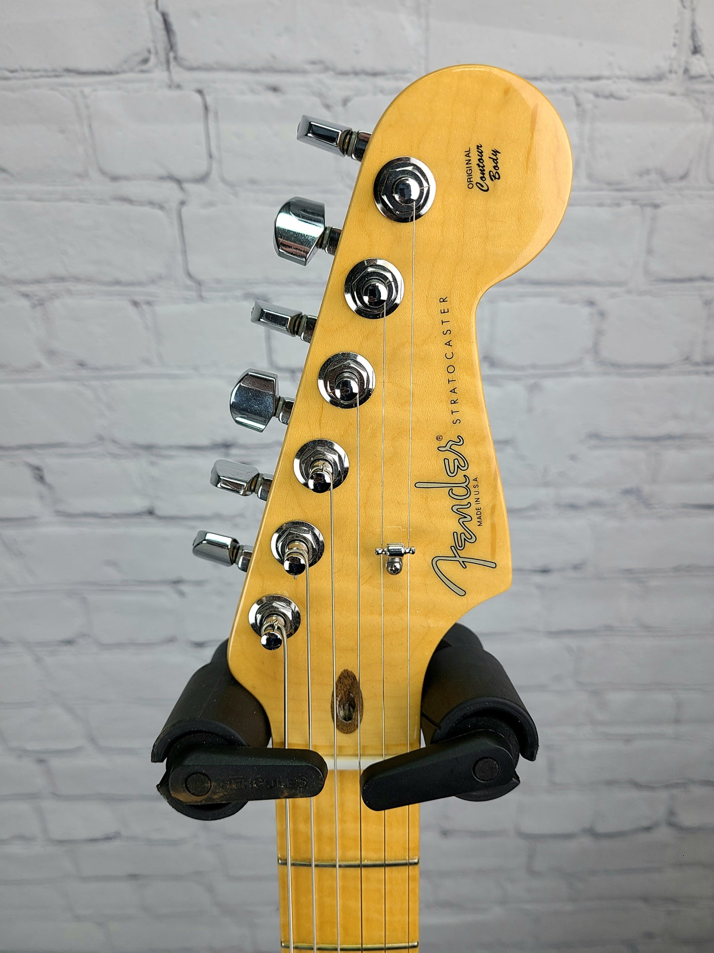 USED 2011 Fender American Select Stratocaster USA Flame Top Cherry Burst Figured Maple Neck